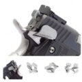 Eemann Tech HQ "Stainless Steel" Competition Thumb Safety with Shields for 1911/2011