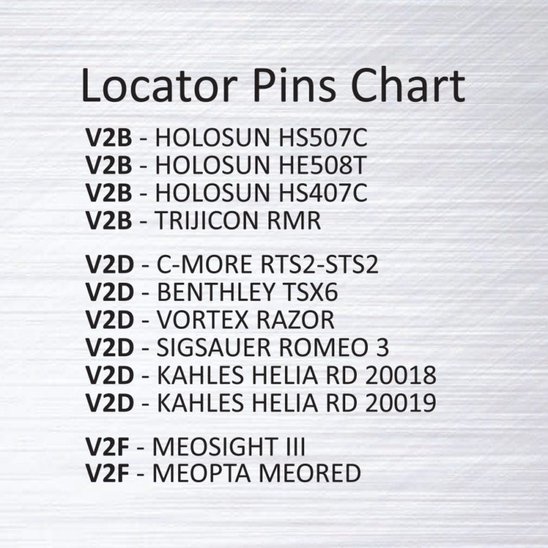 Eemann Tech Spare Locator Pin for Red Dot Mount V2 - 2 pcs./Set - Image 2