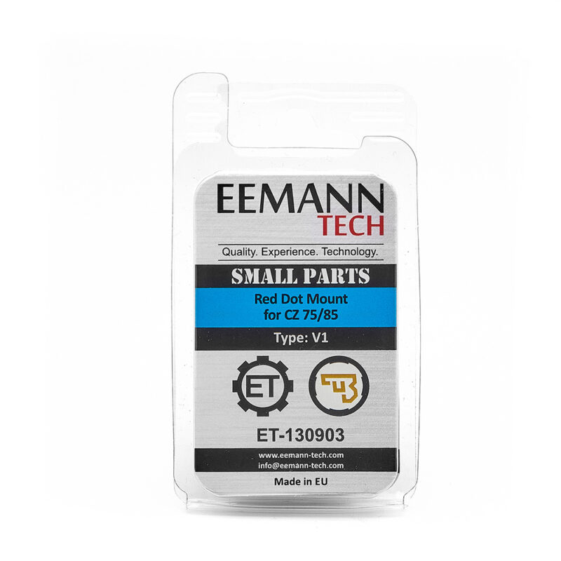 Eemann Tech Aluminum Red Dot Mount for CZ 75/85 (Not Shadow models)