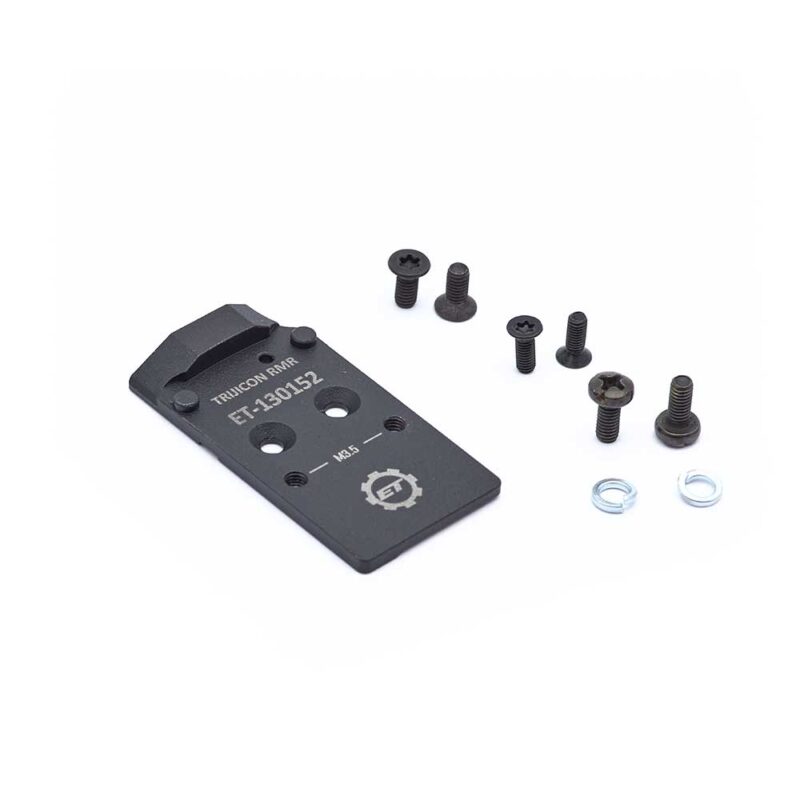 Eemann Tech CZ SHADOW 2 OR Plate Mount for Trijicon RMR - Holosun 507C