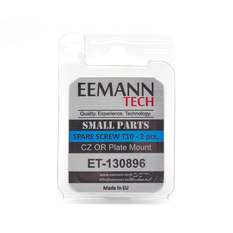 The Eemann Tech Spare Screw Set for CZ OR Plate Mount - 2 pcs./set.