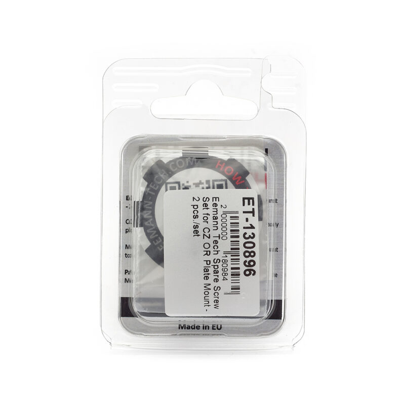 The Eemann Tech Spare Screw Set for CZ OR Plate Mount - 2 pcs./set.