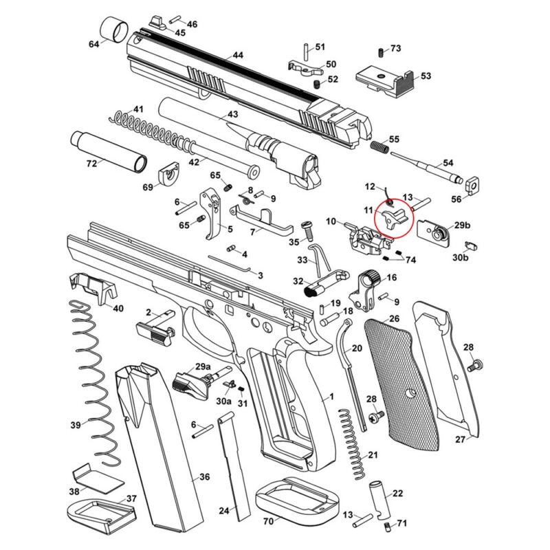 OEM CZ 75 TS Sear