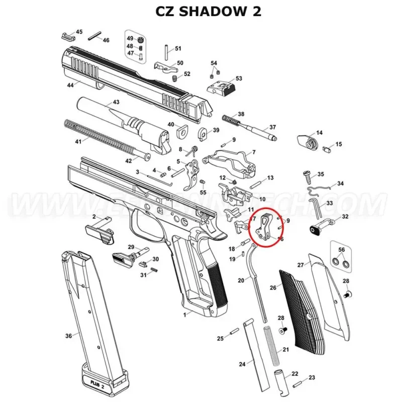 OEM CZ Shadow 2 Hammer