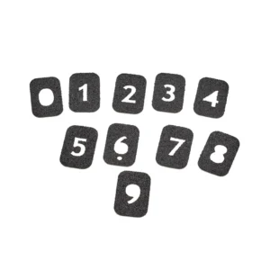 Eemann Tech Numbered Grip Tape Set for Magazine Base Pads – 10 pcs
