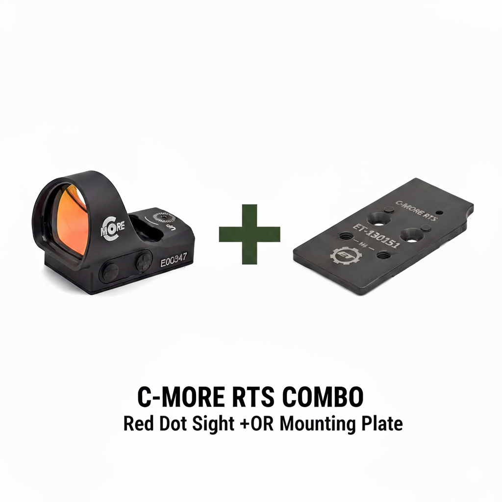 COMBO 1 = C-more RTS3B-6 Red Dot + Red Dot Plate for CZ OR