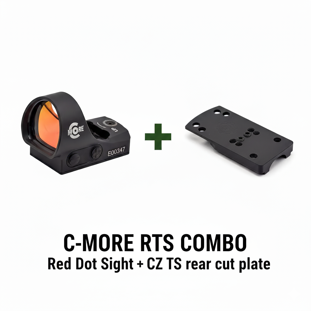 COMBO 3 = C-more RTS3 6MOA Red Dot + Red Dot Plate for CZ TS Standard Cut